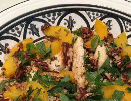 couscous met perzik en kip